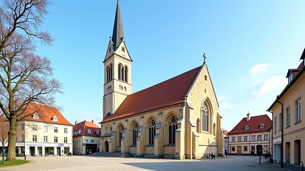 Kostel sv. Jakuba v Telči, gotická architektura, vysoká věž